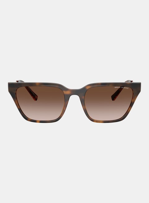 Full Rimmed Irregular Sunglasses 0AX4158S